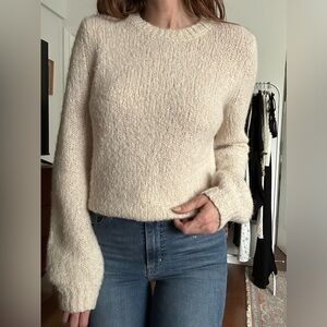 Aritzia Sunday Best Cream Sweater